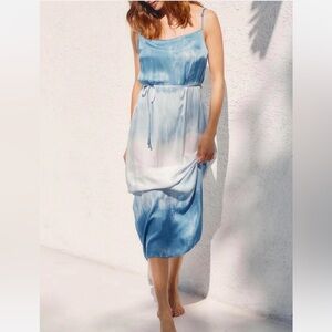 Bella Dahl Ombré Tie Dye Maxi Dress Size S